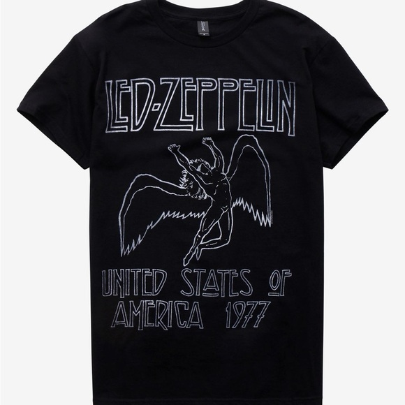 Hot Topic Other - Led-Zeppelin 1977 USA Tour Black X-Large T-Shirt 0018